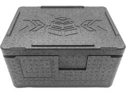 Термобокс пенополипропиленовый с крышкой STP Normal, 400х300х220 мм, 14 л, 40 кг/м3