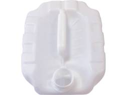 Канистра пластиковая со шкалой уровня, 20 л, белый [3835]