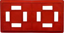 Ящик пластиковый перфорированный, 660х340х360 мм, черный [301]